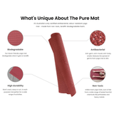 The Pure Mat™ Australian Yoga mat and Strap