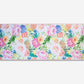 Yoga towel Flowers pretty bright colours design