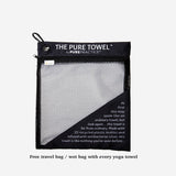 Free yoga towel wet bag or travel bag with every yoga towel purchase