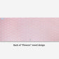 Yoga towel wave repetitive pattern pink colours
